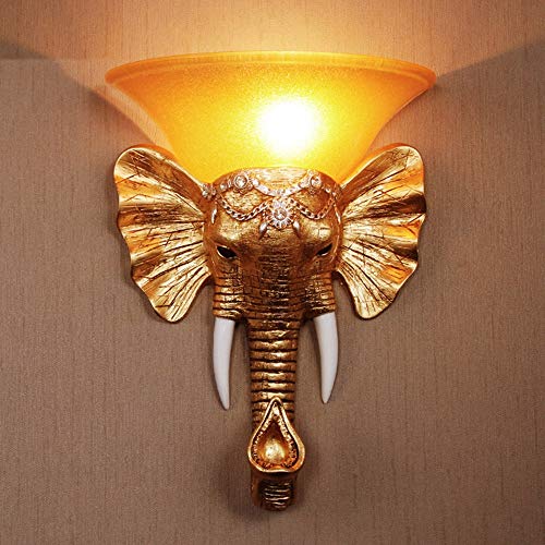 Applique éléphant pour escalier et décoration hôtel chic