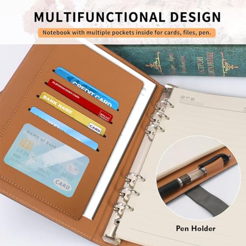 Image of Giftana Personalized Planner Diary with Pen Gift Set,2 in 1 Customized Jute Diary with Metal Pen Gifts for Men,Personalised New Year Corporate Gift for Employee,Employee Welcome Kit (Black),200 Pages