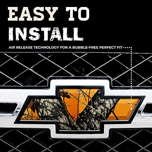 Image of Mossy Oak Graphics Camo Country DNA Pattern - 11 inch x 4.75 inch Vinyl Sheet - Auto Emblem Skin, Easy to Install Vinyl Wrap, Fits Any Auto Emblem on Trucks, Cars, or SUVs