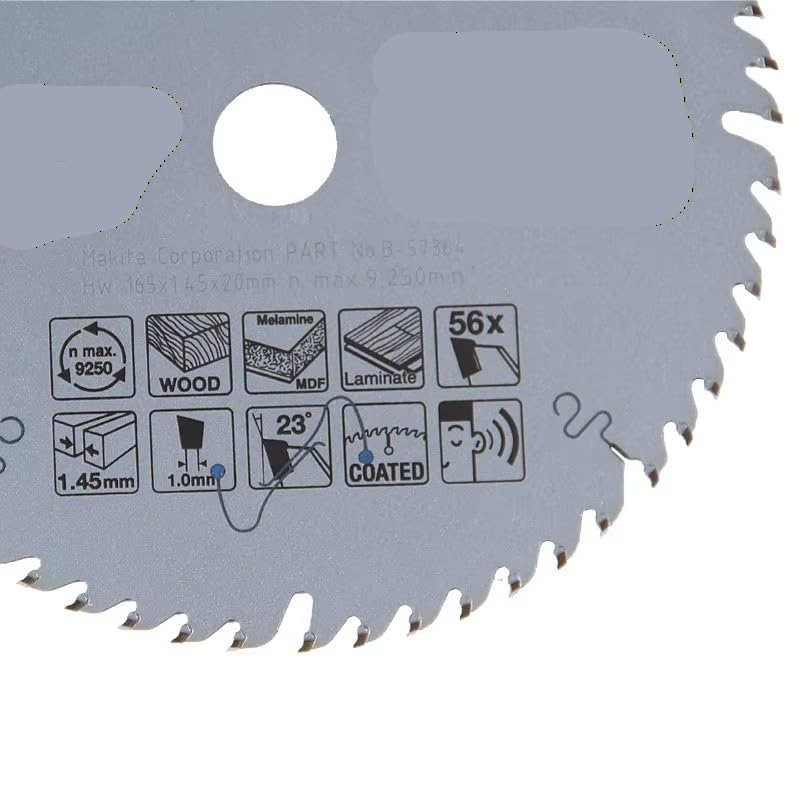 B-57364 Electric Circular Saw Blade 185mm Cemented Carbide Wood Cutting Parts Power Tool Accessories