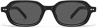 Retro Small Rectangle Sunglasses for Women Mens Trendy Rounded Square Sunnies AP3749