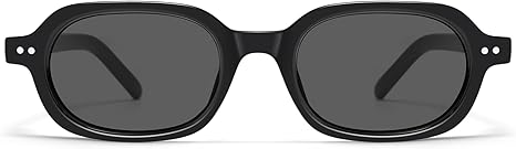 Retro Small Rectangle Sunglasses for Women Mens Trendy Rounded Square Sunnies AP3749
