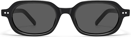 Retro Small Rectangle Sunglasses for Women Mens Trendy Rounded Square Sunnies AP3749