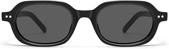 Retro Small Rectangle Sunglasses for Women Mens Trendy Rounded Square Sunnies AP3749
