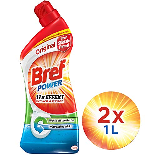 WC-Reiniger Bref WC Power Kraftgel 1L, 2er Pack