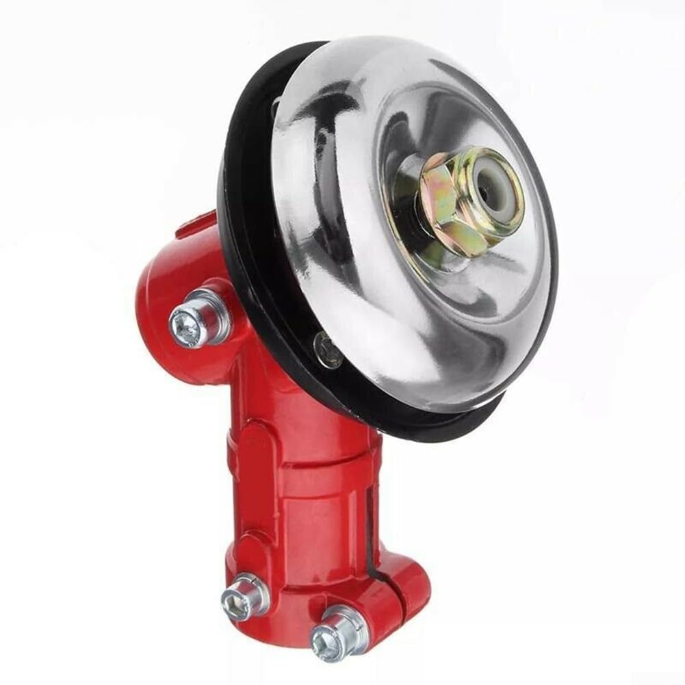 Besshepplo Alloy Gear Head 26mm 9 Teeth For Trimmer Brush Red Replacement Part Garden Yard Equipment Accessories Anti Rust Heavy Duty