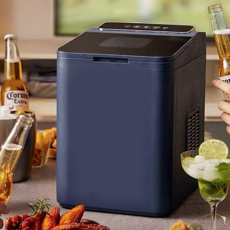 Máquina eléctrica fabricadora de hielo en forma de bala y cubos cilíndricos para mostrador, ideal para uso doméstico y comercial, pequeña tienda de té con leche miniatura 4