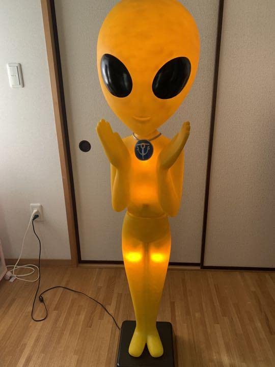 超激レア】純金製の宇宙人 日清カップヌードル当選品 非売品