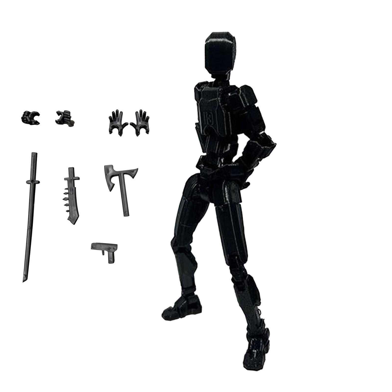 Photo 1 of T13 Action Figure, Titan 13 Action Figure 3D Printed Multi-Jointed Movable, T 13 Action Figure, Lucky 13 Action Figure, Hand Painted Figure, Desk Decoration, Creative Gifts (G)