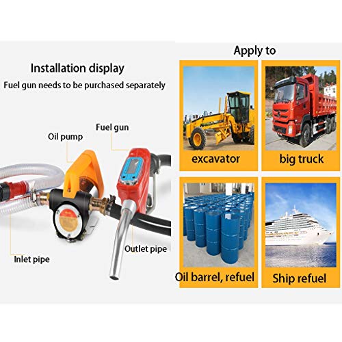 Pompa Portatile da Travaso, Pompa Gasolio, 12V /