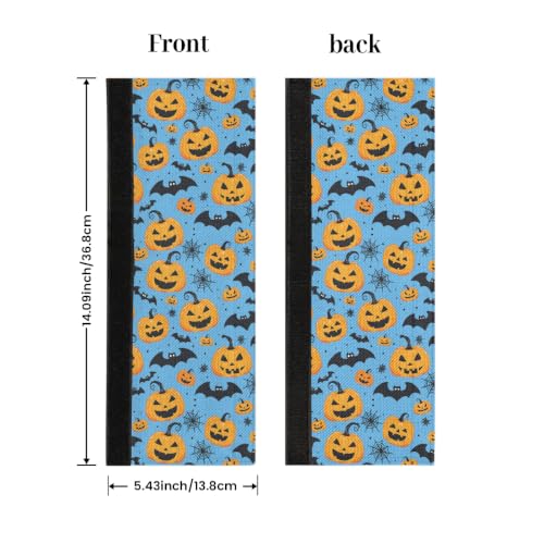 Image of Pardick Refrigerator Door Handle Covers Set of 2, Halloween Pumpkin Bat Fridge Handle Cover Washable Fridge Dishwasher Oven Door Decor Protector Handle Cover, Keep Your Kitchen Appliance Clean