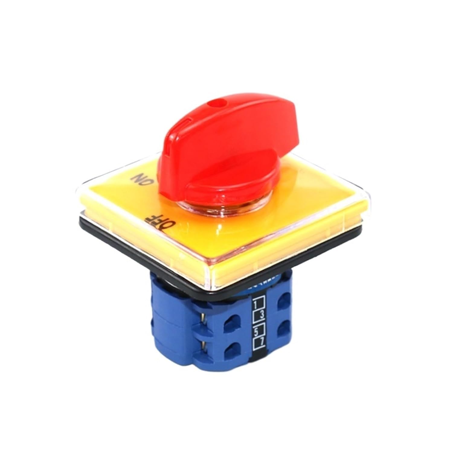 SZW26/LW26-20 C04.2 660V 20A Two Position Off-ON 8 Screws Manual Transfer Universal Changeover Cam Switch 64X64mm Panel 1Pcs