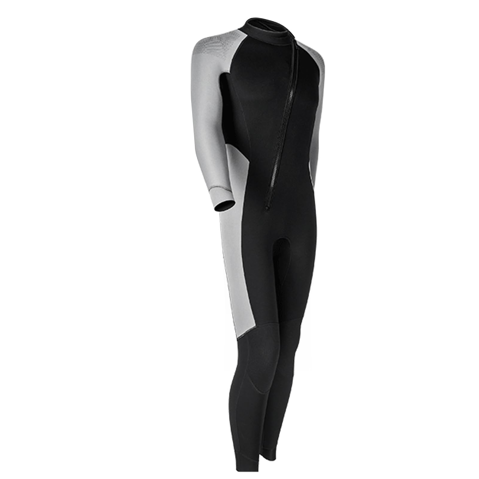 Ejoyous Traje de Neopreno de Cuerpo Completo Traje de Buceo de Neopreno de 3 Mm con Diseño Compuesto de 3 Capas Puños Flexibles y Rodilleras para Hombres Surf Snorkel Buceo Natación en Invierno