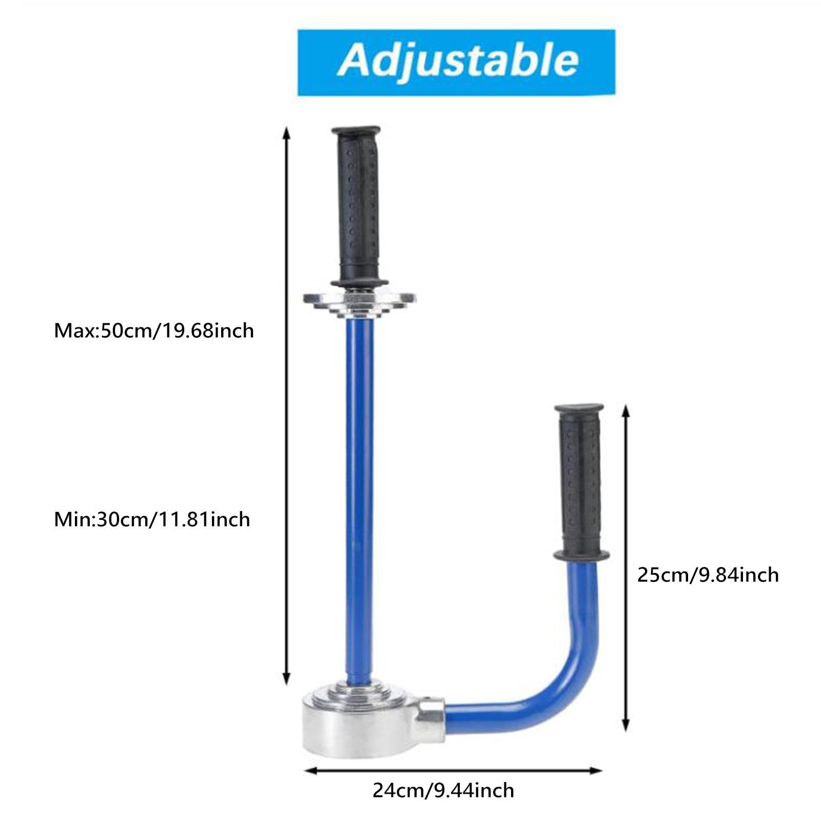 Paletizador Manual Dispensador Envolvedora Portátil Máquina Envolvente Palet Film con Estructura de Hierro Ajustable Y Instalación Sencilla Apto para, AZUL