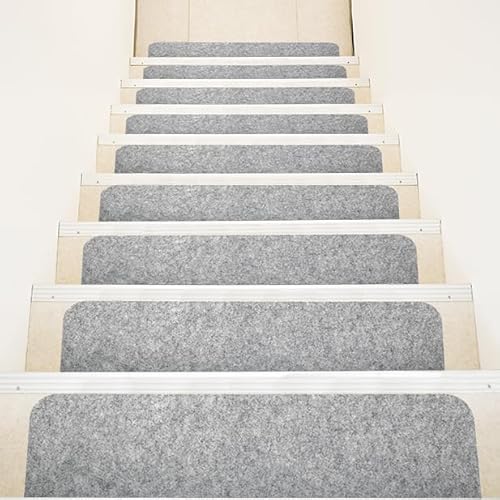 【日本製 】サンゴ 階段マット 吸着マット 70cm×20cm 15枚入滑り止め すべり止め 吸着 洗える 置くだけ設置 薄型 洗える 防音 ズレない 犬 猫 子供 高齢者 介護にも安心 床保護 カーペット 階段用 転倒防止 国産 安心安全 低ホルムアルデ