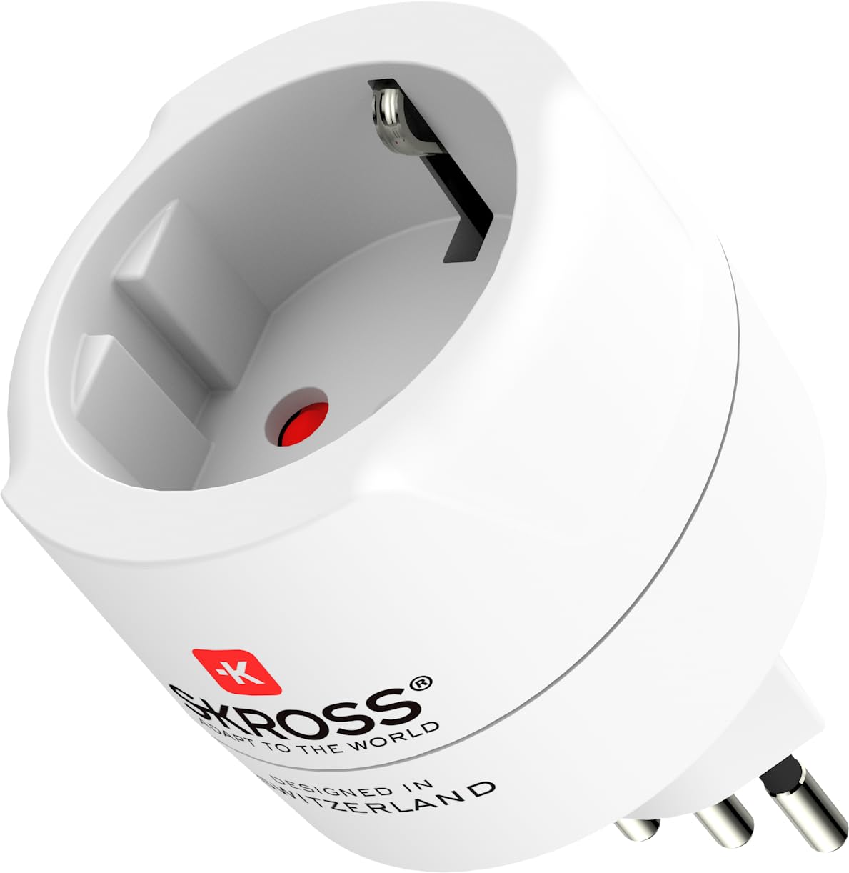 SKROSS Adapter podróżny Europa Szwajcaria Włochy Brazylia + 12 innych krajów