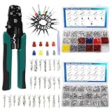 Inspect 12V and 48V Ground Connections - 2022-2023 Mercedes-Benz C-Class 6 812Pcs Pin Connector Kit with Crimping Pliers - Terminal Pin 1/1.5/1.8/2/2.2/2.3/2.8/3.5mm Non-Insulated Plug Removal Male & Female Wire Pins - Automotive Car Electrical