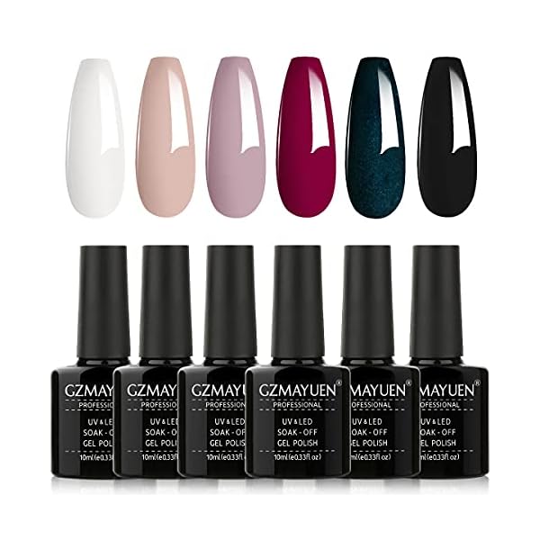 Weiß UV Gel Schellack Nagellack Rot Blau Glitzer Klassisch Farbgel für Gelnägel Gellack Shellac Starter Set Soak Off Gel…