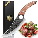 INOMO Küchenmesser, Geschenke für Männer Profi Kochmesser, Weihnachtsgeschenke für Männer Edelstahl Edelstahlmesser Messer, Küchenmesser Scharf zum Allzweckmesser, Geschenke für Papa Geburtstag