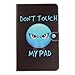 Price comparison product image A-BEAUTY Galaxy Tab A 10.1 (2016) Case Cartoon Pattern Premium PU Leather Flip Cover Shell Wallet Slim Stand Protective Cover for Samsung Galaxy Tab A 10.1 SM-T580N / SM-T585N, Don't Touch MY PAD