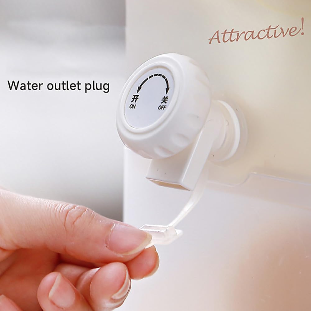 1 Gallon Beverage Dispenser with Storage Base,Fridge Beverage Drink Dispenser with Leak-proof Spigot,Beverage Dispenser Jug for Party Drink, Juice, Iced Tea, Lemonade, Cold Brew (3L)