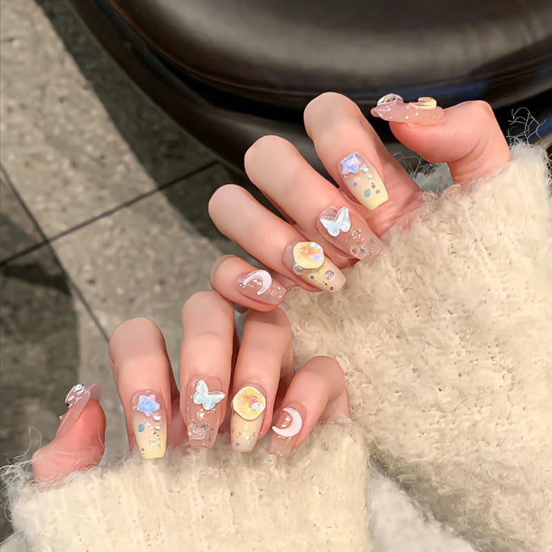 ♡ ネイルチップ ハンドメイド ♡ No24】押し花/ネイルチップ/紫ネイル/パープル/小花柄／お花