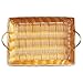 Winco PWBN-16B 16-Inch by 11-Inch by 3-Inch Rectangular Woven Basket with Handles,Medium