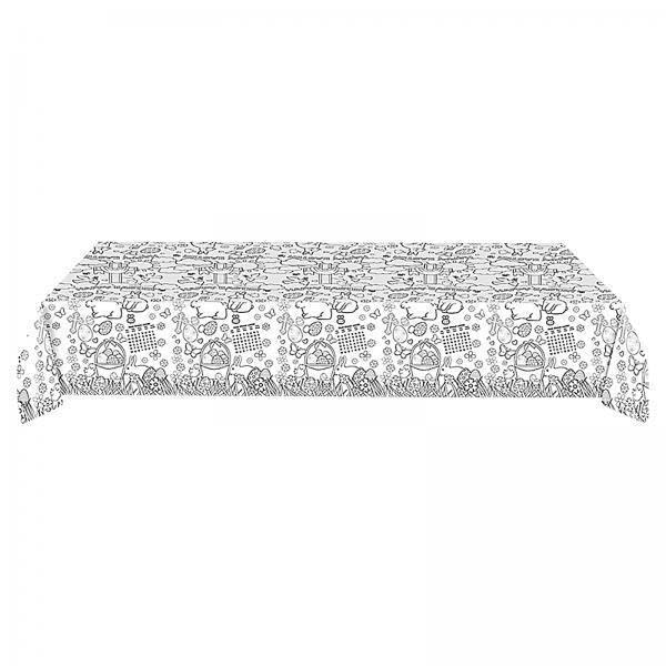 atorse 2xPaper Tablecloth Drawing Draw on Interactive Activity Table Cover Kids Girls Tablecloths-picture-1