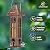 Kingsyard Rainproof Bird Feeder for Outdoor Hanging - Recycled Plastic Wild Bird Feeder with 4 Metal Ports, Garden Yard Decorations for Cardinals Finches, Brown