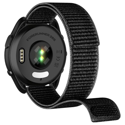 Correa De Nylon 22mm Para Garmin Vivoactive 45mm miniatura 2