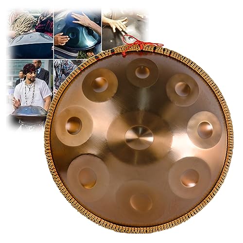 Tambor de acero Handpan armónico 9 notas 22 pulgadas miniatura 1