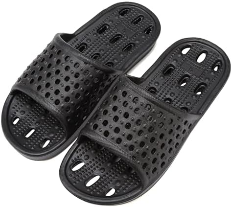clootess Shower Shoes Slide for Men Women Holes Bath Slipper Bath...