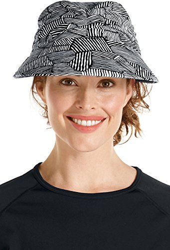 Coolibar UPF 50+ Women's Isla Straw Fedora Hat - Sun Protective With Unstructured Brim, Toast Color