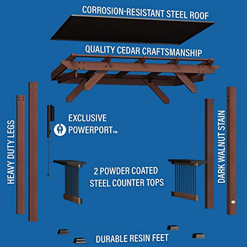 Saxony Wooden Grill Gazebo - Image 12