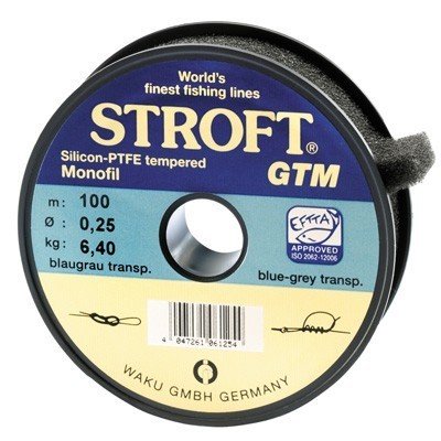 STROFT GTM - 0,16 auf der 25m Spule blaugrau/transparent