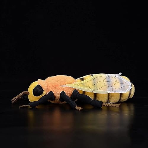 Miniatura 4 de ZHONGXIN MADE Juguete de peluche de abeja grande  Animales de peluche realistas de 16 pulgadas, juguetes realistas de abeja, modelo de peluche de