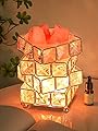 ONEFIRE Crystal Salt Lamp, Remote+16 Colors Himalayan Salt Lamp,10 Brightness Himalayan Pink Salt Lamp Night Light,6 Inch Diffusers Natural Salt Rock Lamp,Crystal Light for Gift,Yoga,Desk,Living Room