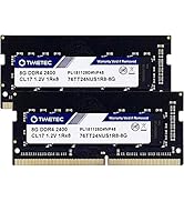 Timetec 16 Go KIT (2x8 Go) DDR4 2400MHz PC4-19200 Non-ECC sans Tampon 1.2V CL17 1Rx8 Rang Unique ...