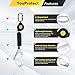 6FT Self Retracting Lifeline Fall Protection Retractable Lanyard, Fall Arrest Safety Yoyo for Construction Industrial - OSHA/ANSI Compliant (Large Hook)