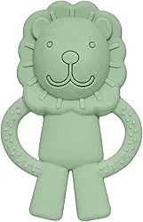 Mordedor Em Silicone Leãozinho Verde