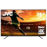JVC | Smart TV 75 Pulgadas | 4K UHD LED | Frameless | Roku TV | Dolby Audio | WiFi | Netflix Youtube Prime Video | Modelo...