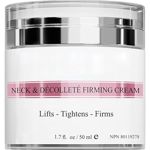 Crema Collo Antirughe,Crema Collo e Decollete Effetto Lifting,Rassodante per il Collo,Peptidi e Retinolo,Idratante,Anti-invecchiamento,Lifting per Pelle Rassodata,50ml