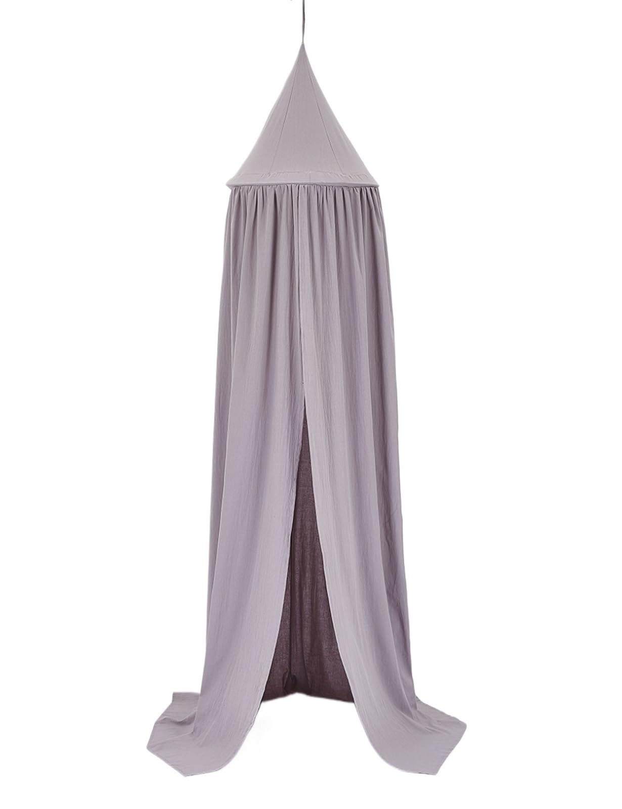 LSNNMU 8 Colors Bed Canopy Hung Dome Bedding Tent Curtain For Room Decor For Bed(Dark Gray)