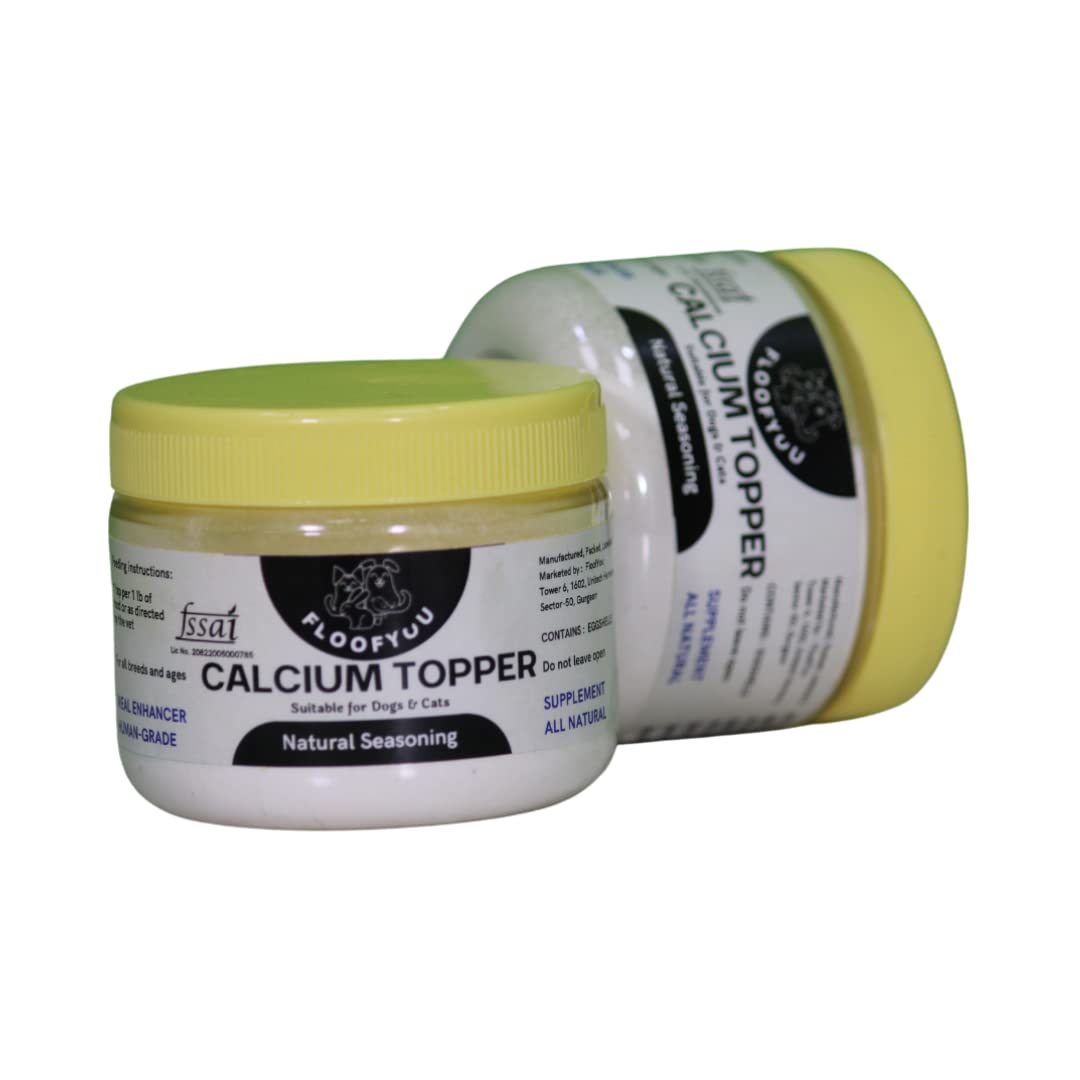 FloofYou Calcium Food Topper 250g Meal Seasoning Natural Healthy Supplement Dog Treat (B0C443639B) Amazon Price History, Amazon Price Tracker