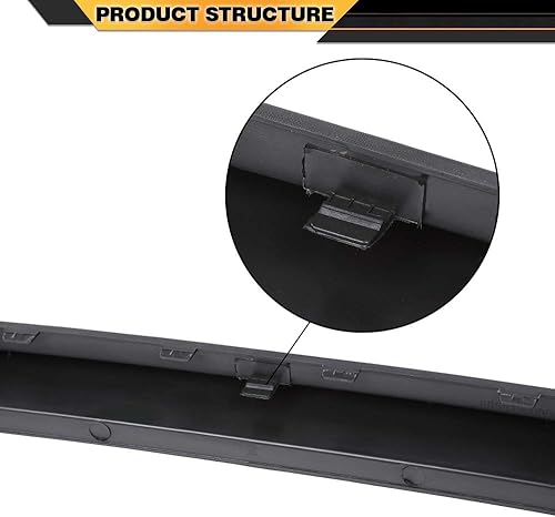 Miniatura 3 de Deflector inferior de parachoques delantero compatible con Hyundai Elantra Sedan 2017 2018 86591F2000 86591F3000 HY1095107