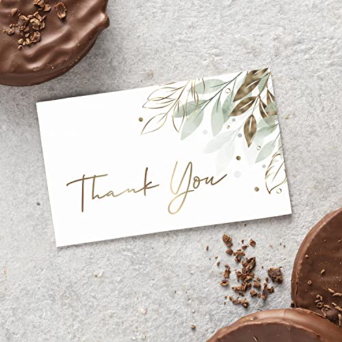 Image of Clickedin - 50 Pieces Thank You Greeting Cards and Tags for All Occasion