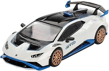 MINI GT STO Bianco Asopo White with Black Top and Blue Accents Limited Edition 1/64 Diecast Model Car MGT00788