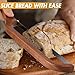 NANYI Sourdough for Even Slicing – Bow Bread Knife with Wooden Handle, Bread Cutter for Homemade Sourdough Loaves, Precision Bread Saw for Artisan and Homemade Bread (right hand)