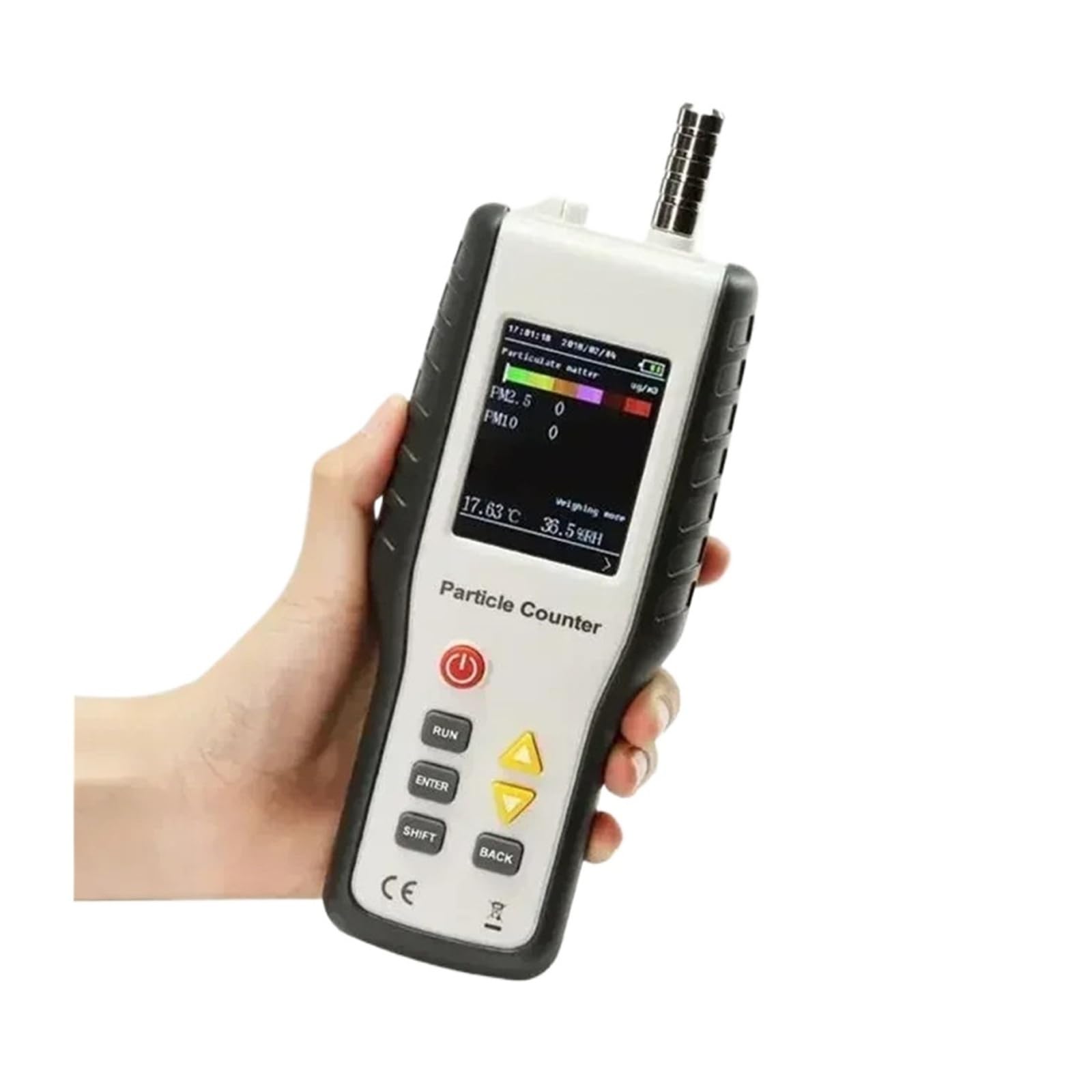 HT-9600 PM2.5 Detector Dust Particle Counter 0.3 1.5 PM10 Air Pollution Detector Particle Dust Meter 2.8in LCD Display Precise Sensors for Fast Detection