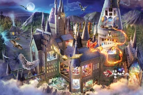Ravensburger - Puzzle 3000 Harry Potter, Hogwarts Interior | Puzzle Per Adulti | Per Tutta La Famiglia | Con Una Misura Di 121X80 Cm | Regalo Adulti - 2